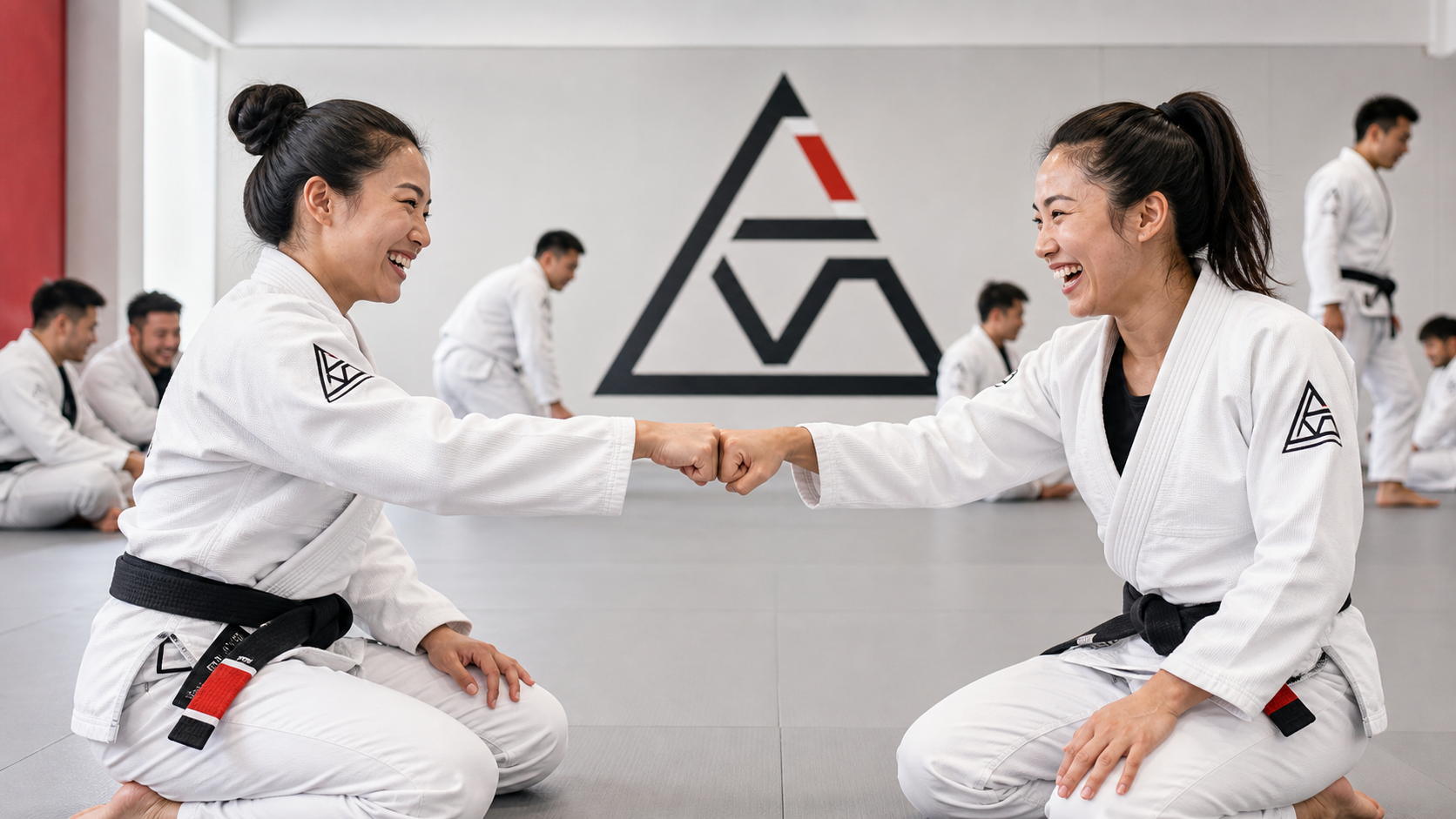 Women training together at Adaptiv Jiujitsu
